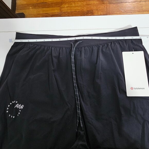 Lululemon Mile Maker Run Crew Graphic HR Track Pant - Black - Size L - LW5GVQS - Picture 6 of 8